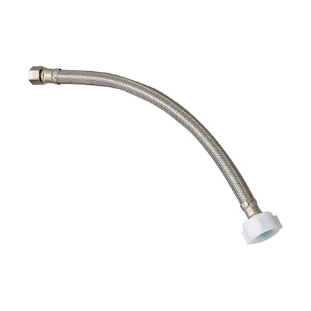 Plumb Pak Plumb Pak EZ 3/8 in. Compression in. X 7/8 in. D Ballcock 9 in. Stainless Steel Toilet Supply Line PP23804